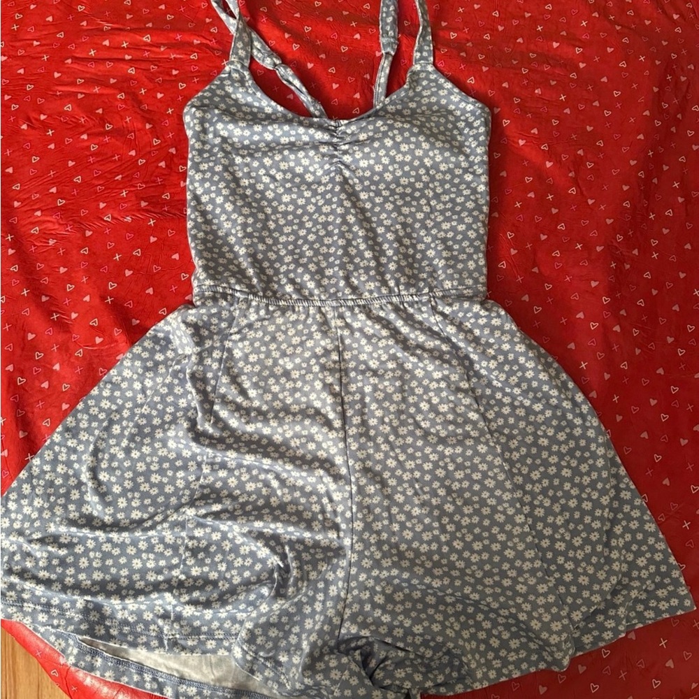Hollister Light Blue Romper